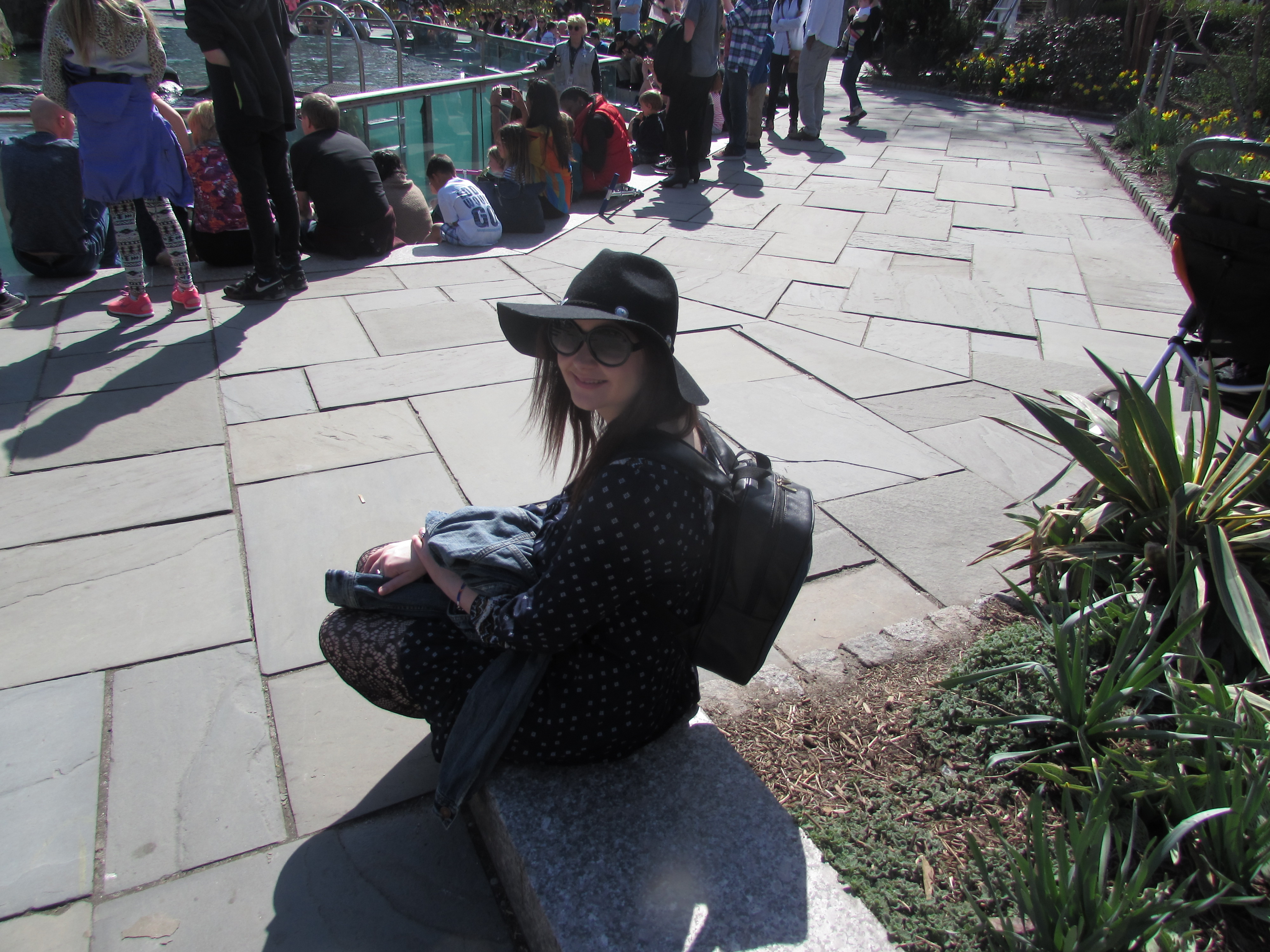 Chelsea Clark at Central Park April 2015 #5