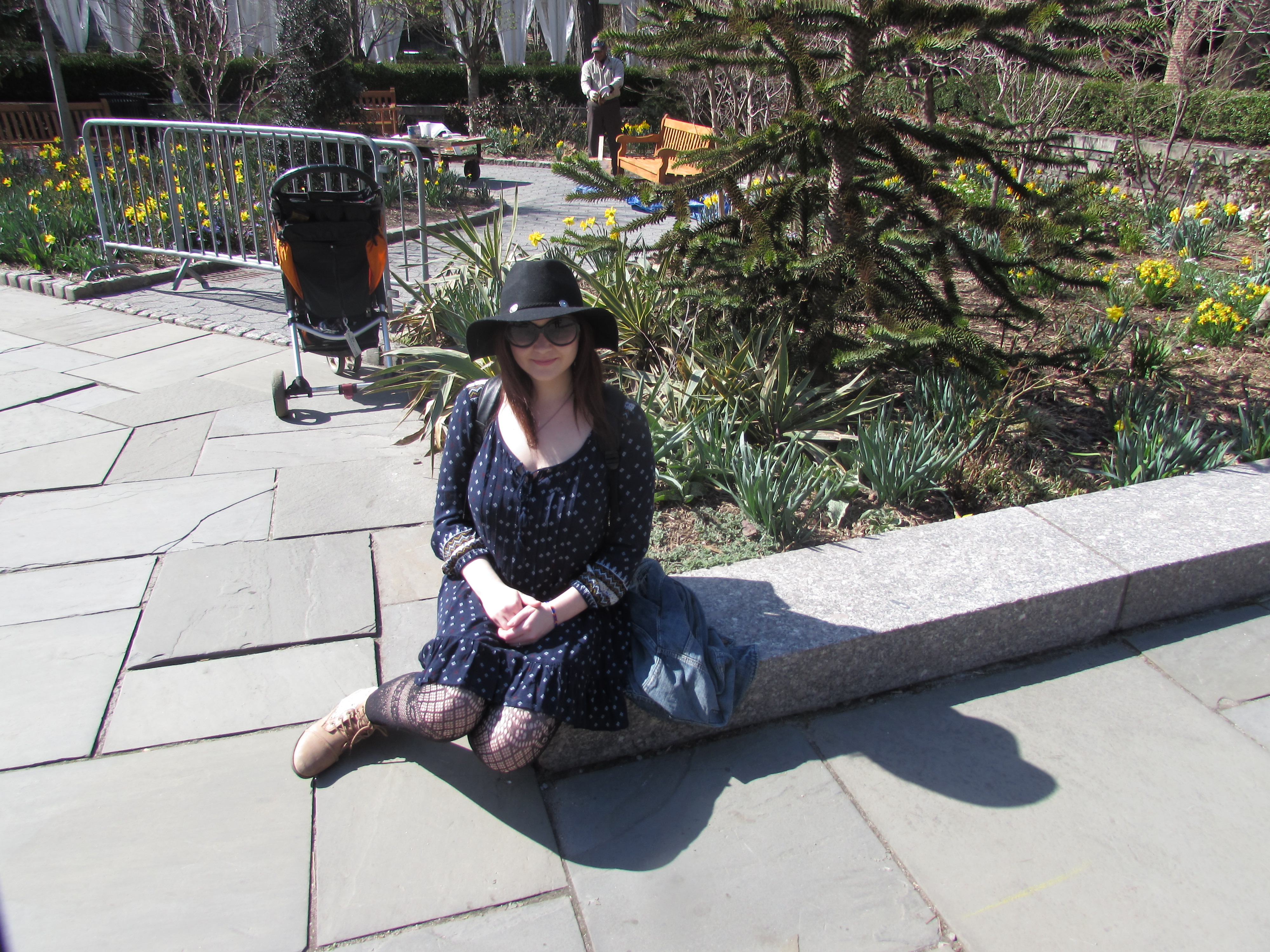 Chelsea Clark at Central Park April 2015 #3
