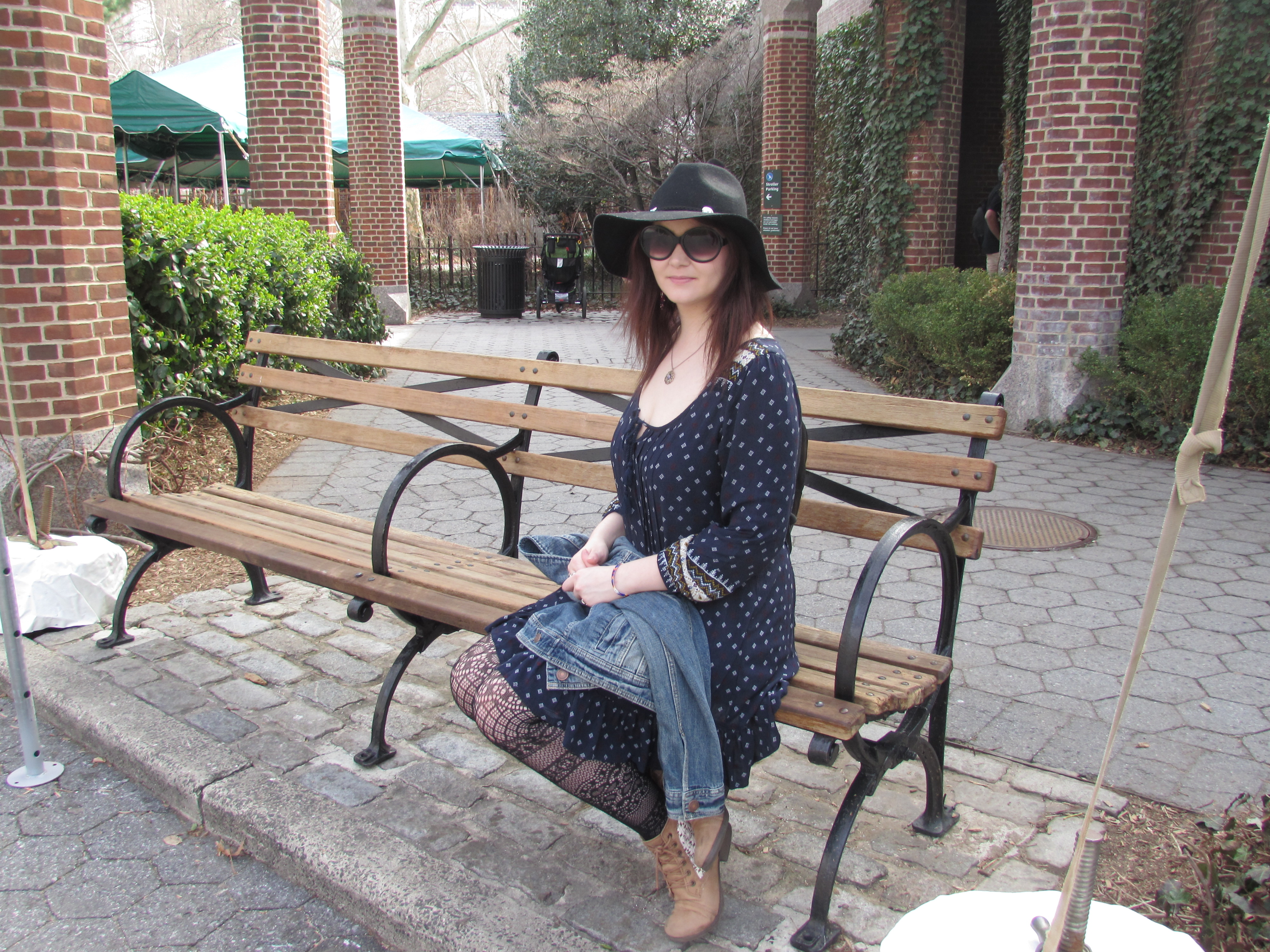 Chelsea Clark at Central Park April 2015 #21