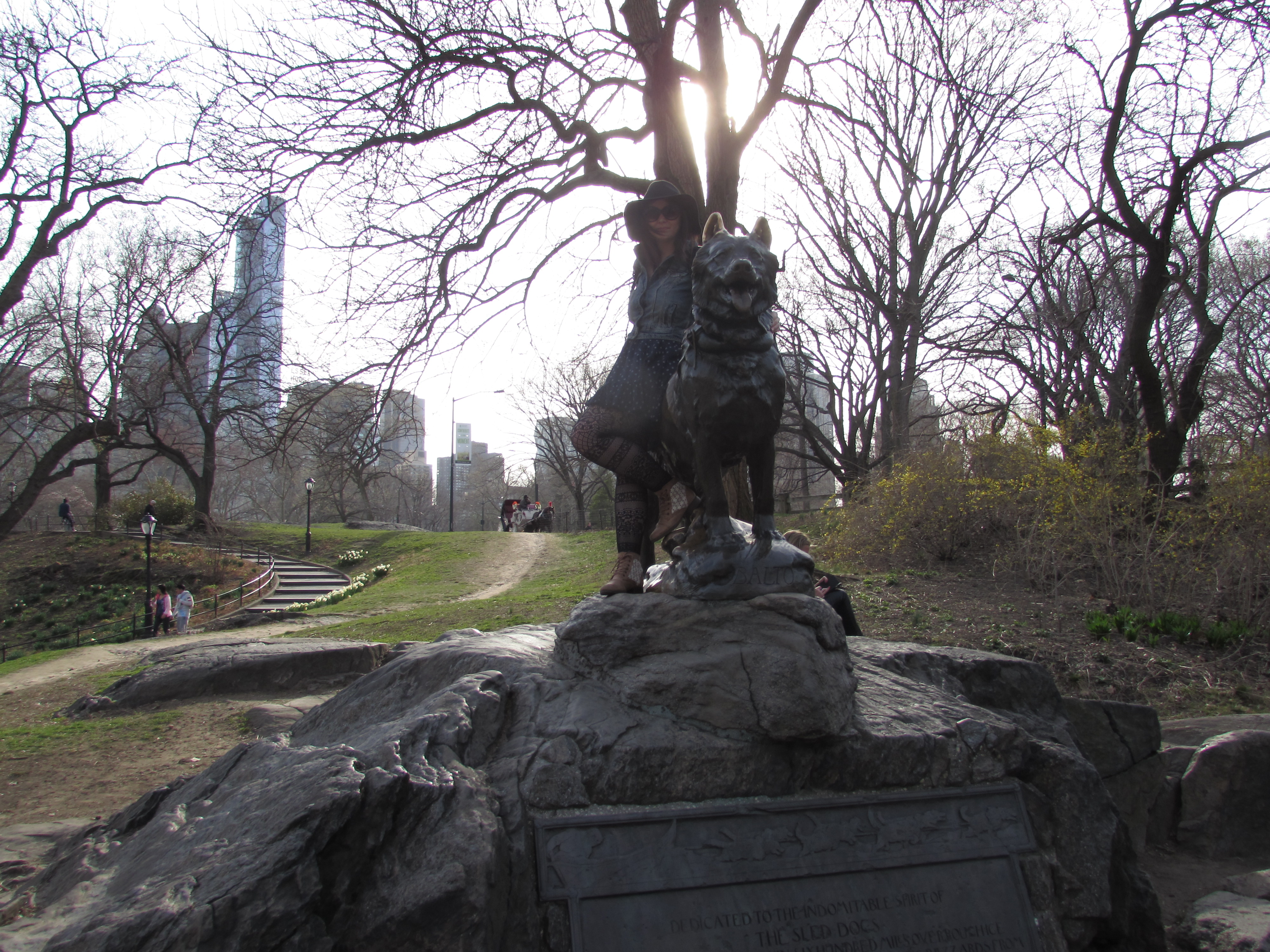 Chelsea Clark at Central Park April 2015 #24