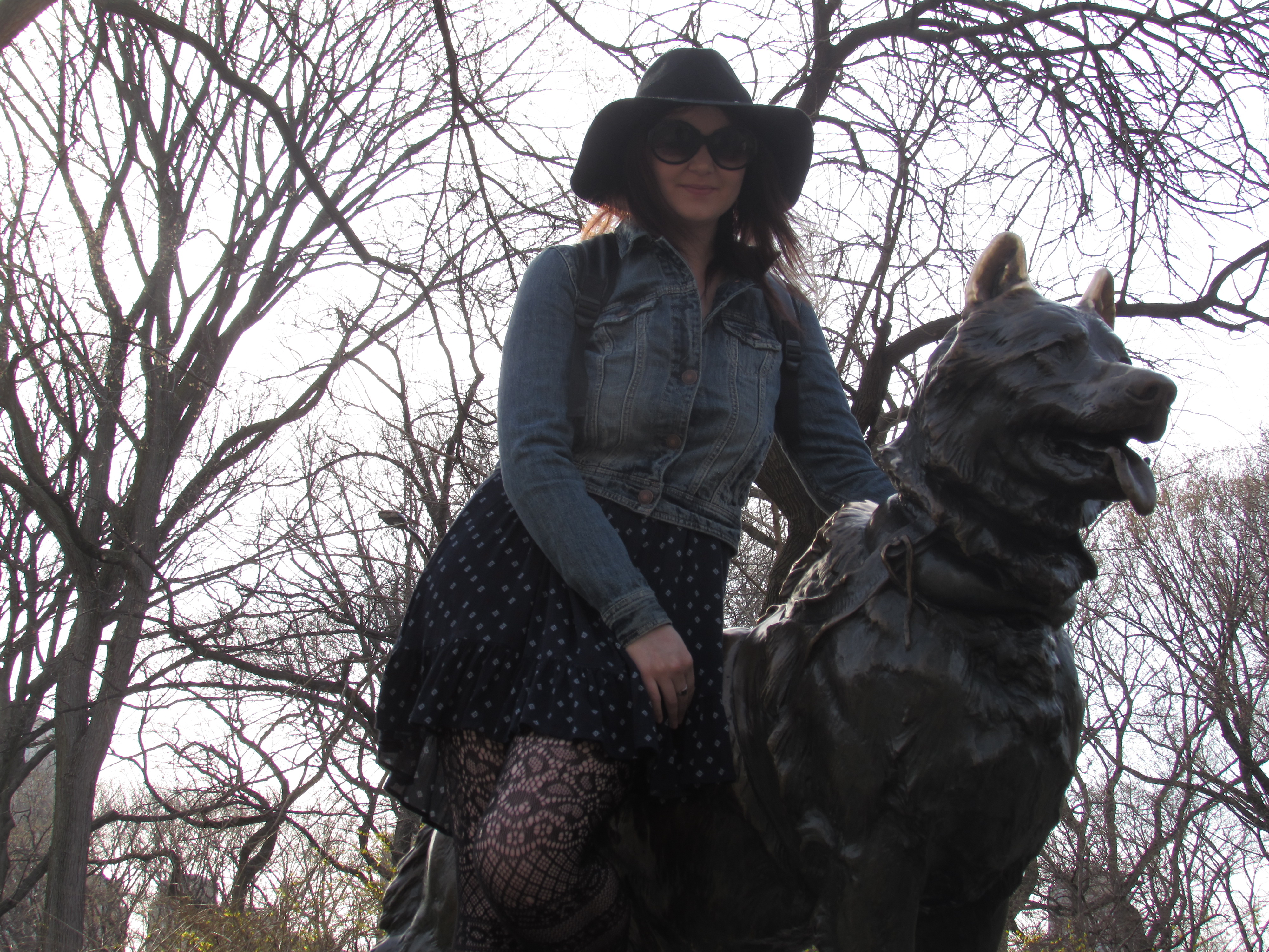 Chelsea Clark at Central Park April 2015 #25