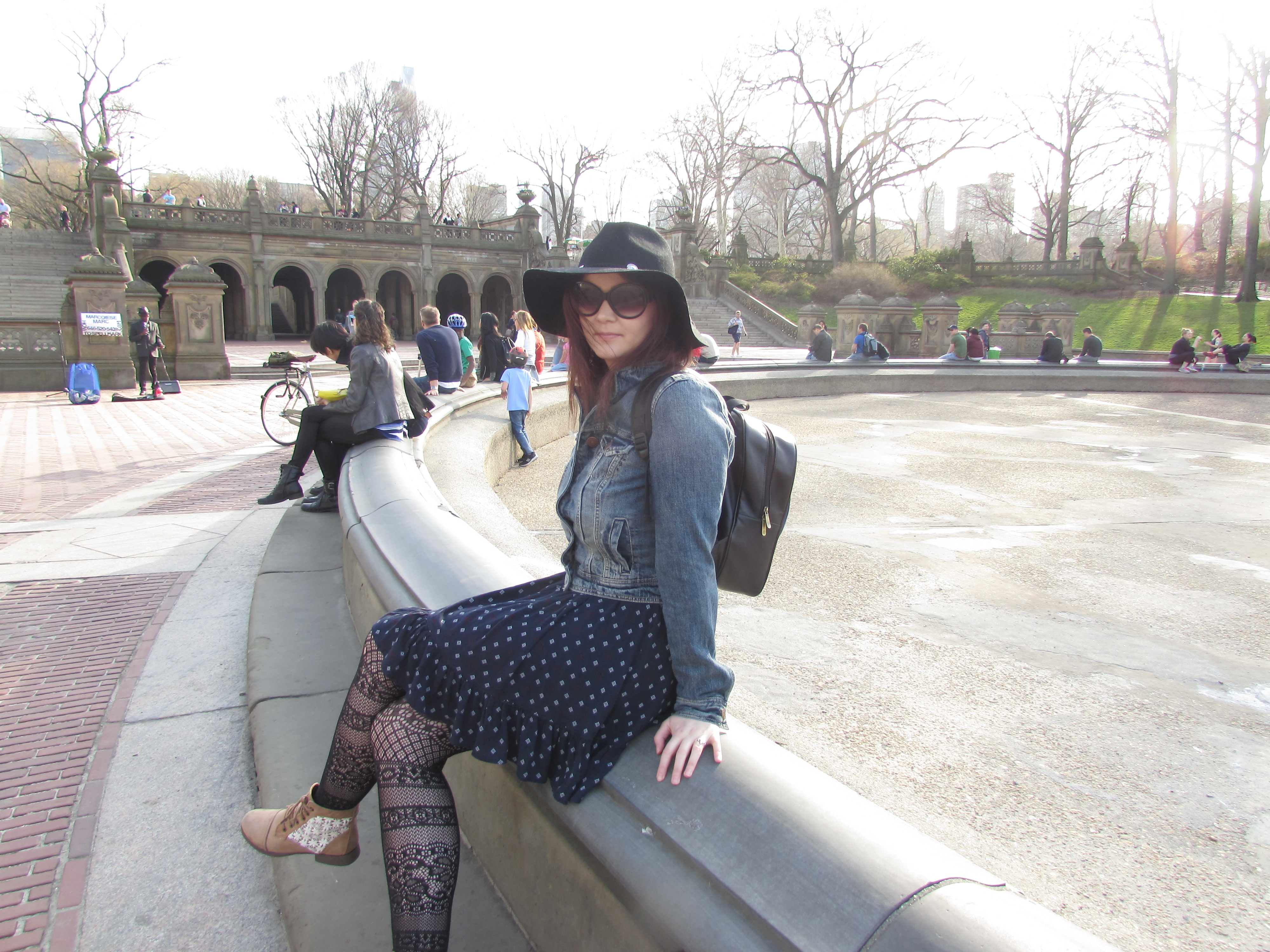 Chelsea Clark at Central Park April 2015 #33