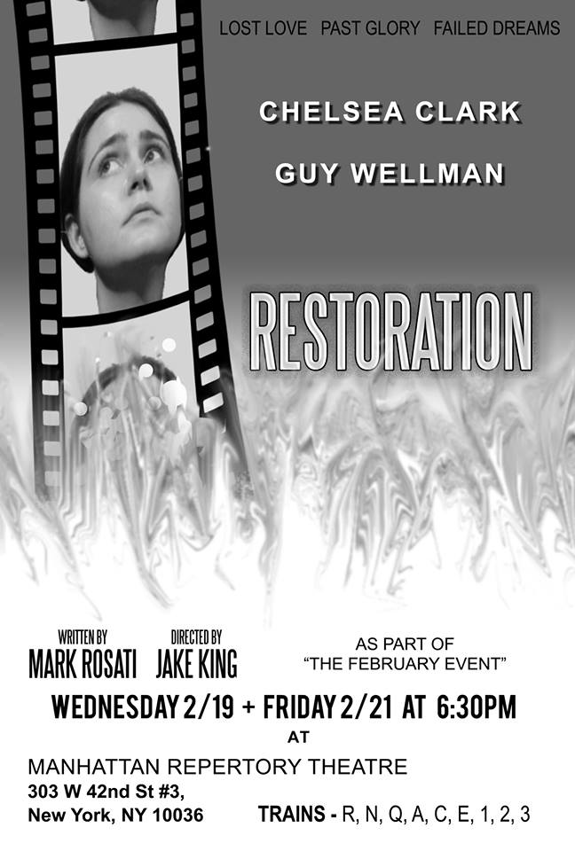 Chelsea Clark in RESTORATION at Manhattan Repertory Theatre